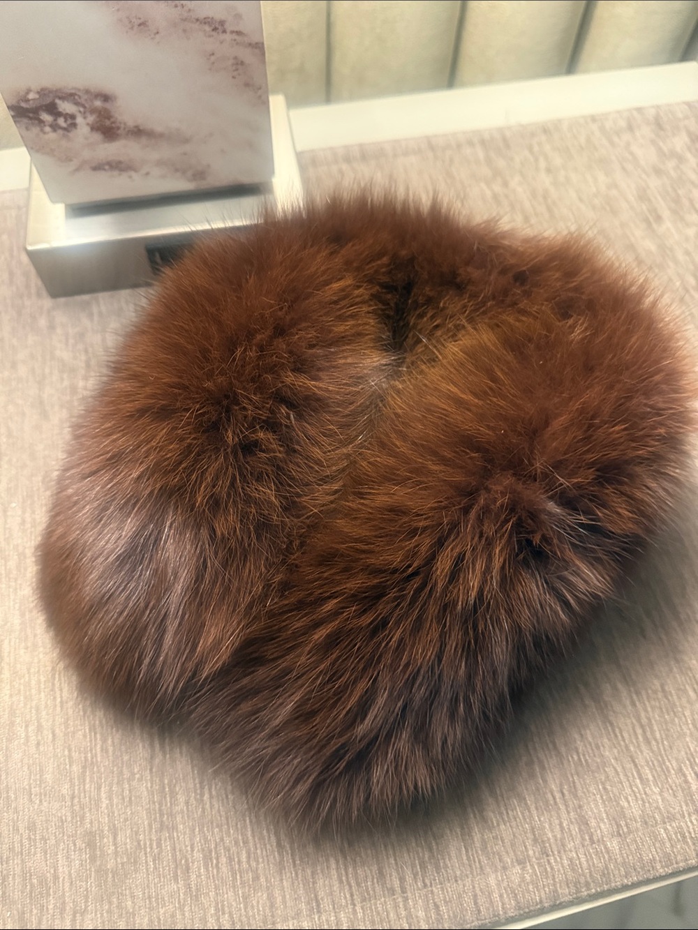 Real Fox fur collar